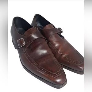 Canali Men’s Monk Strap Shoes | Size USA 8 Standard- authentic- Italy